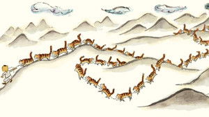 Tigers Tied Up in One Rope