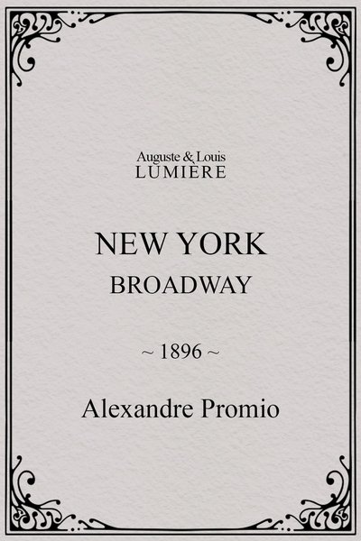 New York, Broadway