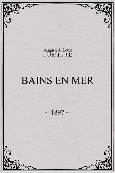 Bains en mer