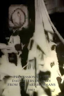 Procesión de las Hijas de María de la parroquia de Sans