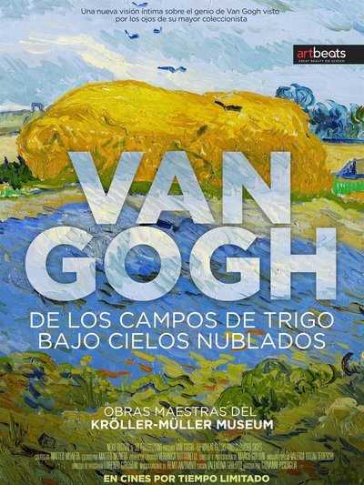 Van Gogh: De los campos de trigo bajo cielos nublados