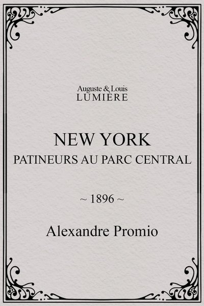 New York, patineurs au Parc central
